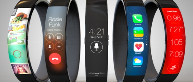 One of many concepts of the iWatch. This one designed by Todd Hamilton and based on the Nike Fuel Band.